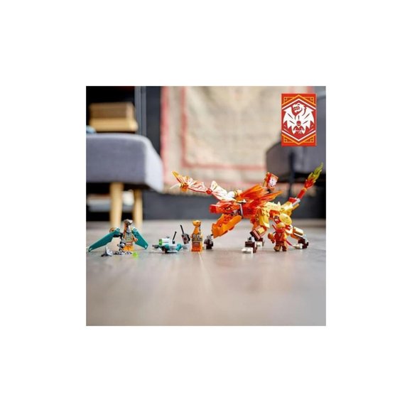 LEGO NINJAGO Kai’s Fire Dragon EVO 71762 Toy Building Kit (204 Pieces) - Picture 3 of 3